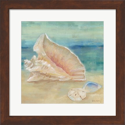 Framed Horizon Shells III Print