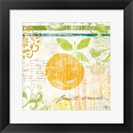 Framed Fruit Crush III Print