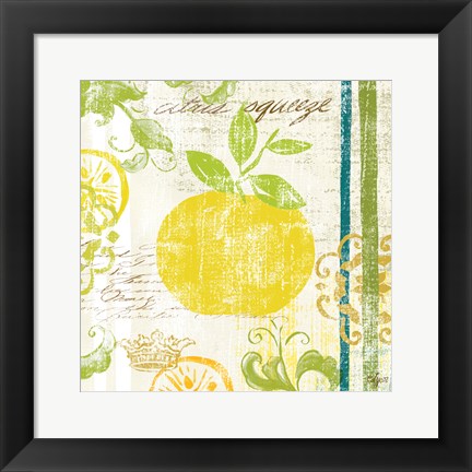 Framed Fruit Crush IV Print