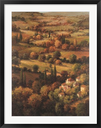 Framed Mediterranean Countryside Print