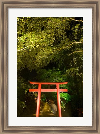 Framed British Columbia, Victoria, Butchart Gardens Print