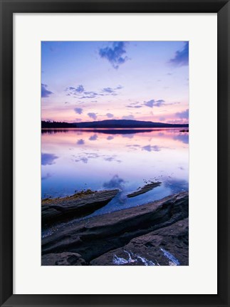 Framed Canada, BC, Salt Spring Island, Southie Point Dawn Print