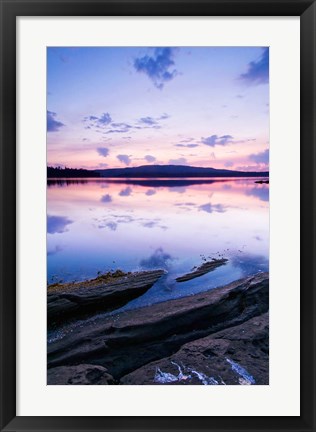 Framed Canada, BC, Salt Spring Island, Southie Point Dawn Print