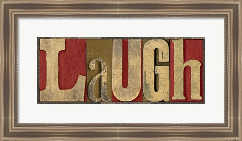 Framed Printers Block Sentiment Spice IV - Laugh Print