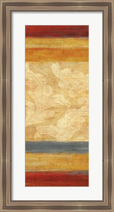 Framed Tapestry Stripe Panel II Print