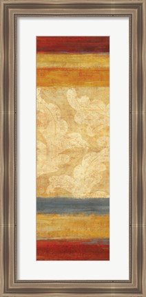 Framed Tapestry Stripe Panel II Print