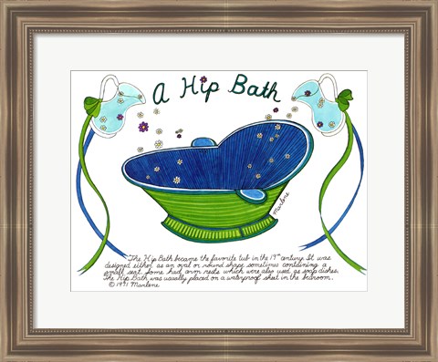 Framed Hip Bath Print