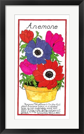 Framed Anemone Print