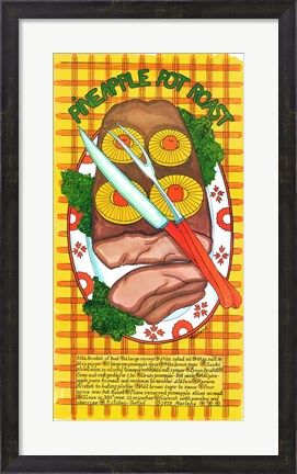 Framed Pineapple Pot Roast Print