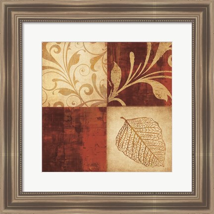 Framed Red Gold 4PK Print