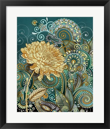 Framed Inspired Blooms I Print