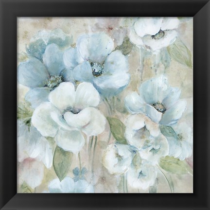 Framed Pastel Garden II Print