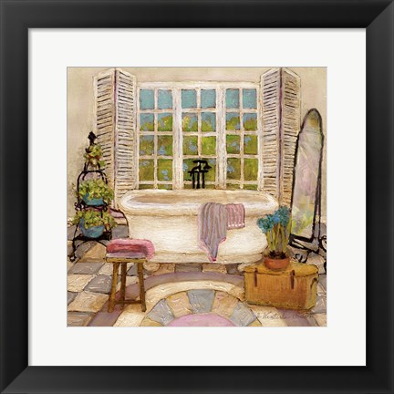 Framed Sunny Day Bath II Print