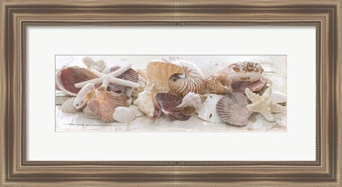 Framed Treasures by the Sea I Print