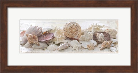 Framed Treasures by the Sea II Print