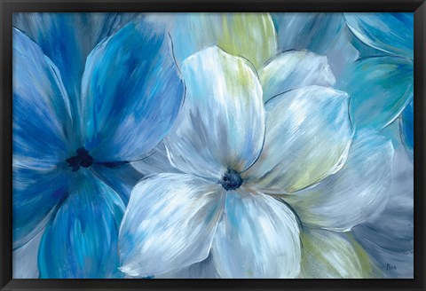 Framed Morning Glory Print