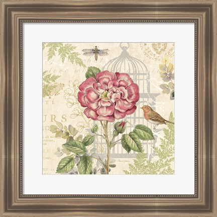 Framed Floral Nature Trail IV Print