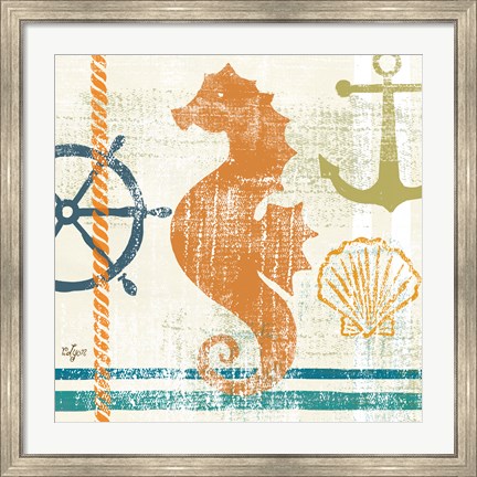 Framed Nautical Brights IV Print