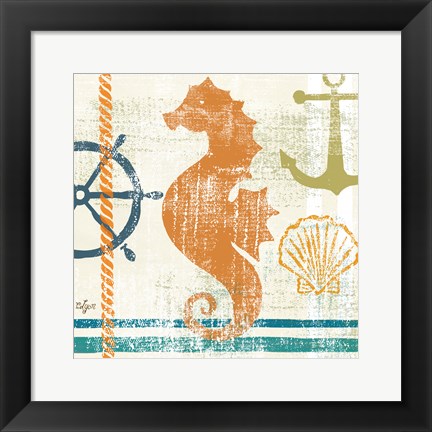 Framed Nautical Brights IV Print