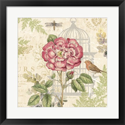 Framed Floral Nature Trail IV Print