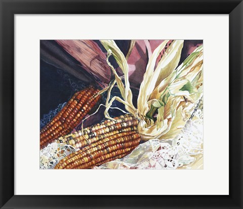 Framed Indian Corn Print