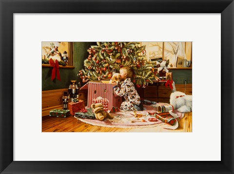 Framed Christmas Morning Print