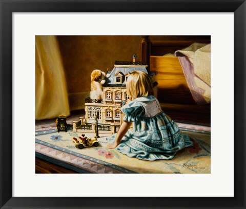 Framed Doll House Print