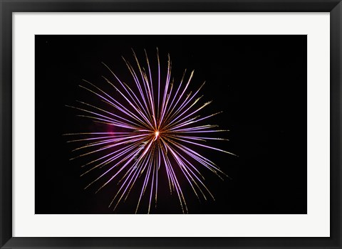 Framed Fireworks Print