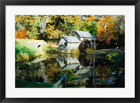 Framed Old Mill Print