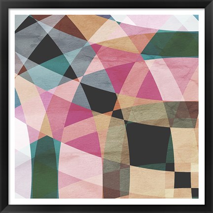 Framed Geometric Design 1 Print