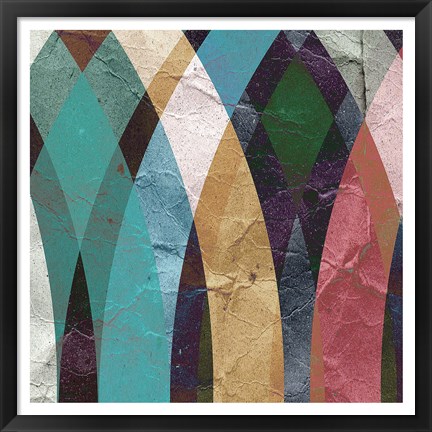 Framed Geometric Design 3 Print