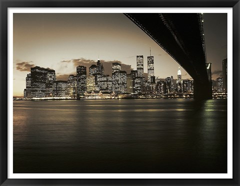 Framed Brooklyn Bridge Print