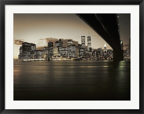 Framed Brooklyn Bridge Print