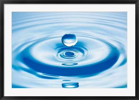 Framed Droplet Print