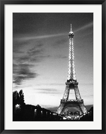 Framed Eiffel Tower Print