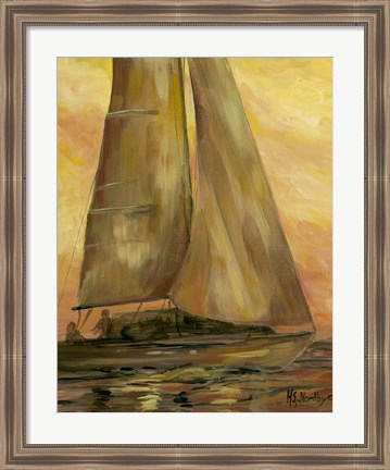 Framed Sailboat 1 Print