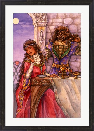 Framed Beauty &amp; the Beast 2 Print