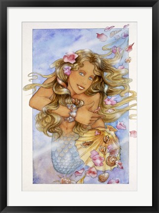 Framed Mermaid 3 Print