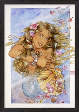 Framed Mermaid 3 Print