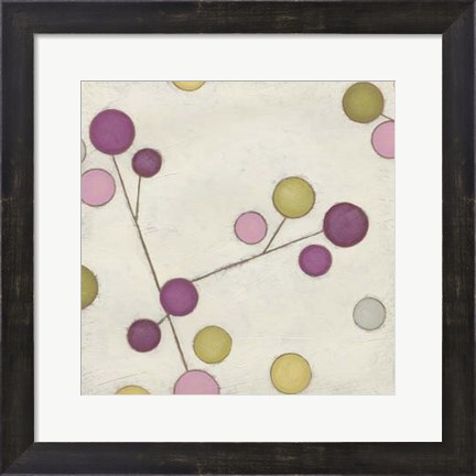 Framed Molecular Blossoms II Print