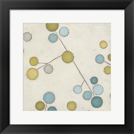 Framed Molecular Blossoms IV Print