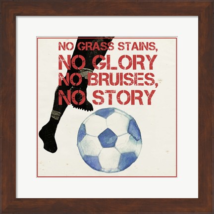 Framed Sports Epigram I Print