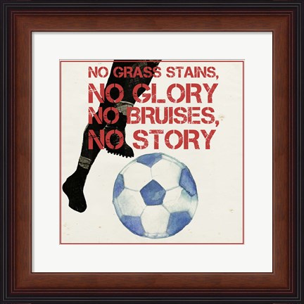 Framed Sports Epigram I Print