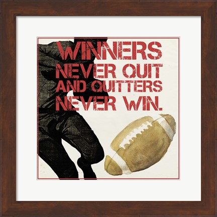 Framed Sports Epigram II Print