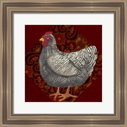 Framed Yard Bird IV Print