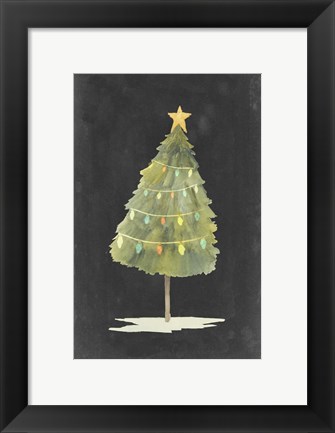 Framed Christmas Glow I Print