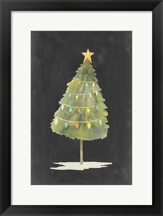 Framed Christmas Glow I Print