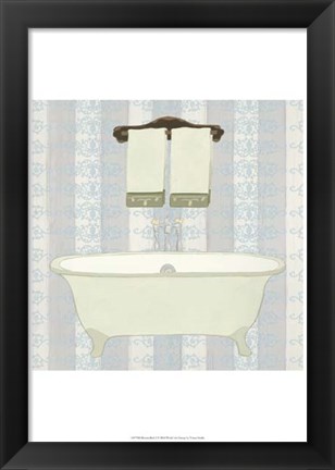 Framed Riviera Bath I Print