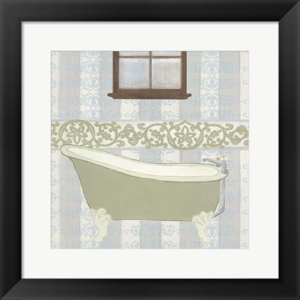 Framed Riviera Bath II Print