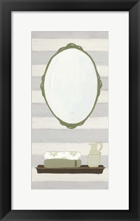 Framed Riviera Bath III Print